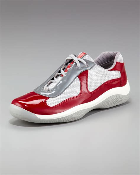 prada red sole mens shoes clearance|red round pradas.